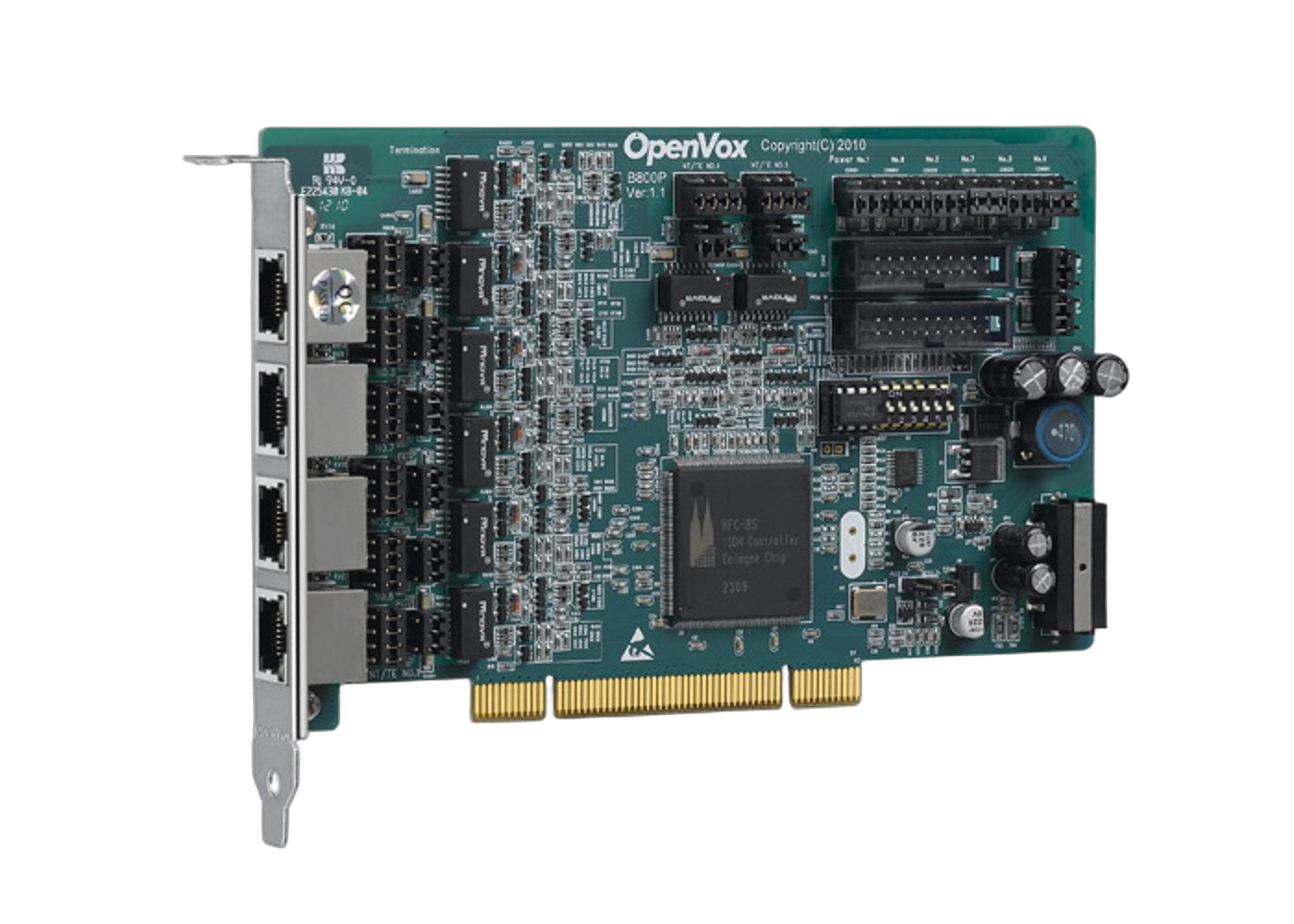 OpenVox B800P ISDN PRI Card is Released