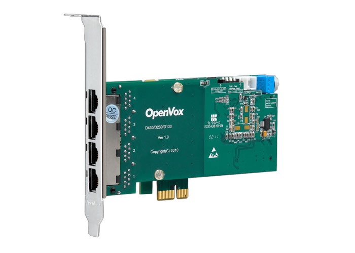 OpenVox D410E (PCI-e) Version is Now released!